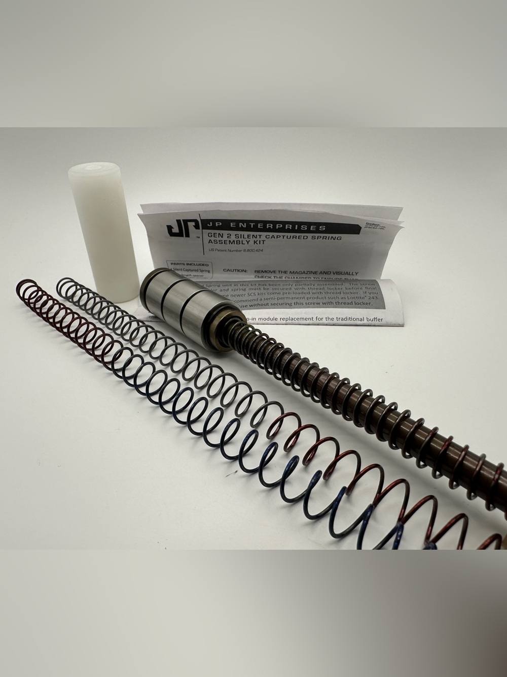 JP Enterprises Silent Captured Buffer system for AR10 carbine length buffer